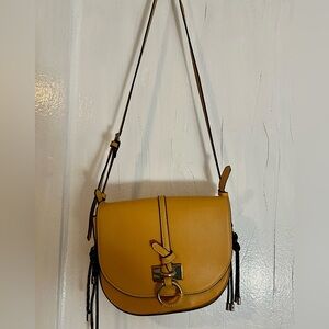 Golden Yellow Zara Crossbody Everyday Purse